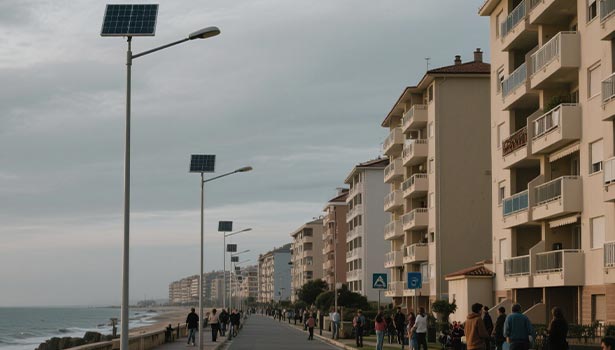 solar street light pole